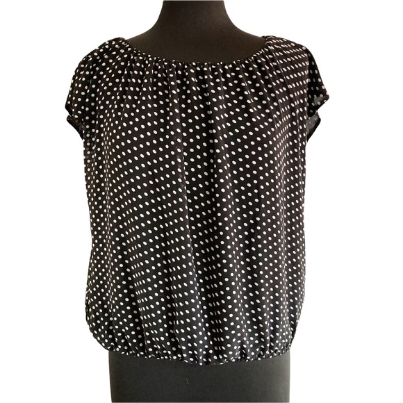 Vince Camuto black and white blouse. Small. - Picture 1 of 8